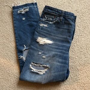 Abercrombie & Fitch Annie High Rise Girlfriend Jeans